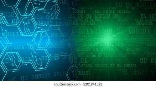 cyber circuit future technology concept background