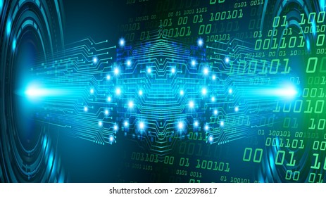 Cyberkreis-Technologie-Zukunftskonzept-Hintergrund