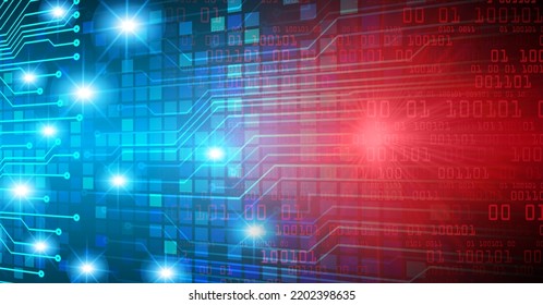 cyber circuit future technology concept background