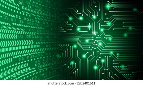 cyber circuit future technology concept background