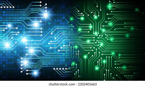 cyber circuit future technology concept background