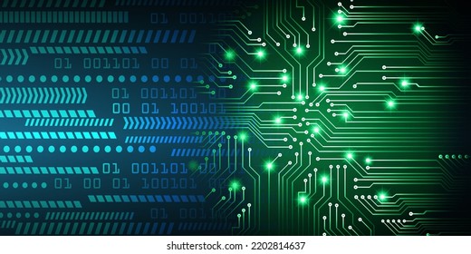 cyber circuit future technology concept background