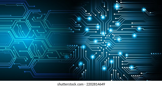 cyber circuit future technology concept background