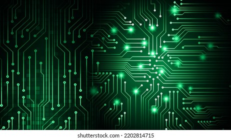 fondo de concepto de tecnología futura de circuito cibernético