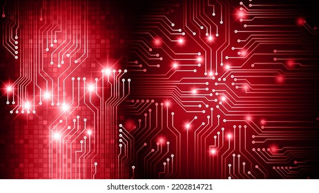 cyber circuit future technology concept background