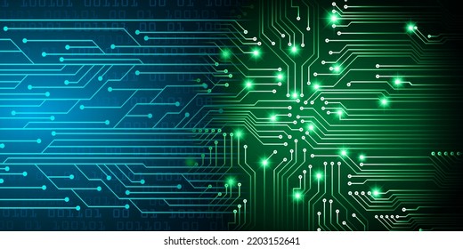 cyber circuit future technology concept background