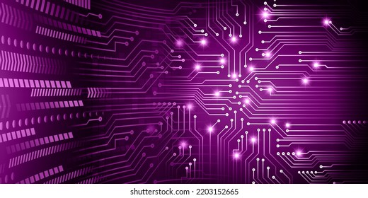 fondo de concepto de tecnología futura de circuito cibernético