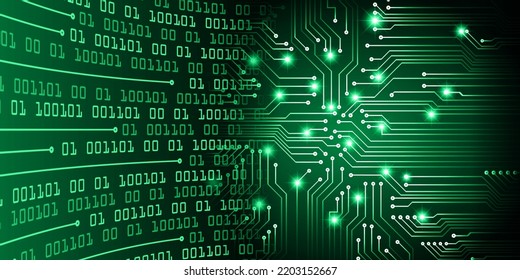 fondo de concepto de tecnología futura de circuito cibernético