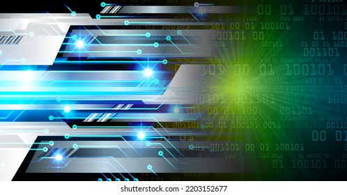 fondo de concepto de tecnología futura de circuito cibernético