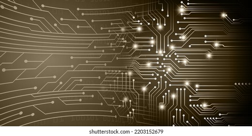cyber circuit future technology concept background
