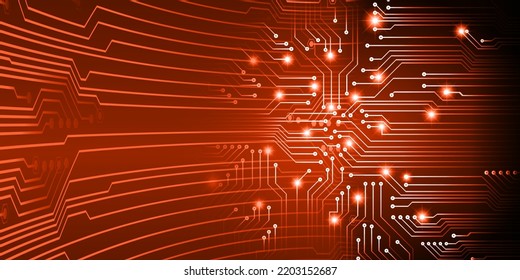 cyber circuit future technology concept background