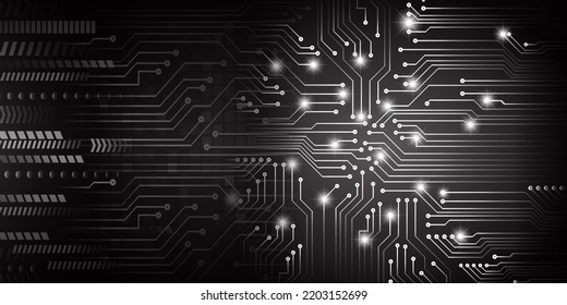 cyber circuit future technology concept background