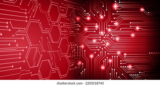 cyber circuit future technology concept background