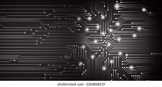 cyber circuit future technology concept background