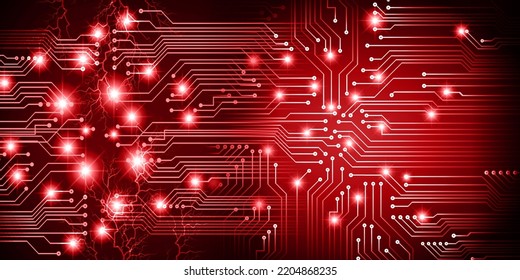 cyber circuit future technology concept background