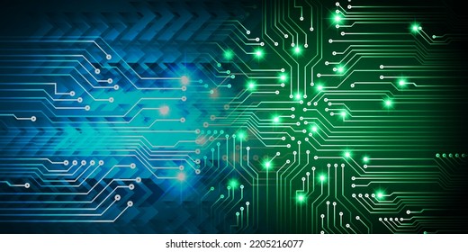 cyber circuit future technology concept background