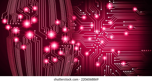 cyber circuit future technology concept background