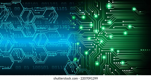 cyber circuit future technology concept background