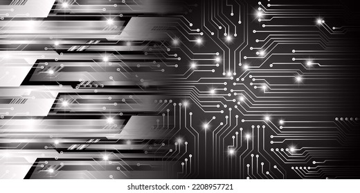 cyber circuit future technology concept background