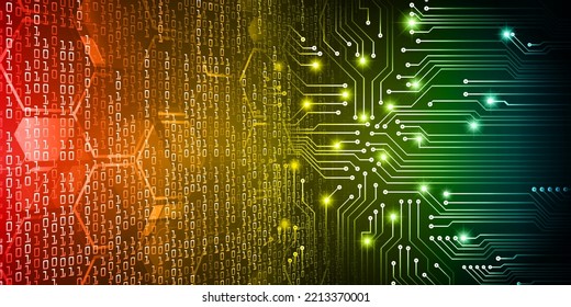 fondo de concepto de tecnología futura de circuito cibernético