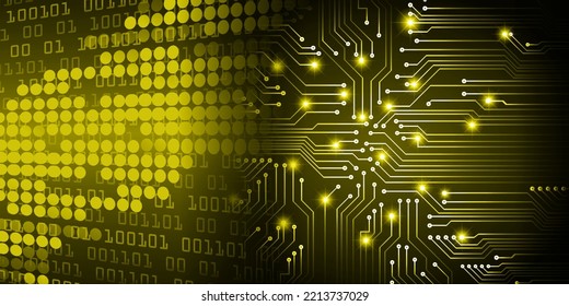 fondo de concepto de tecnología futura de circuito cibernético