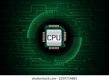 fondo de concepto de tecnología futura de circuito cibernético