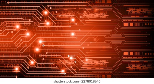 cyber circuit future technology concept background