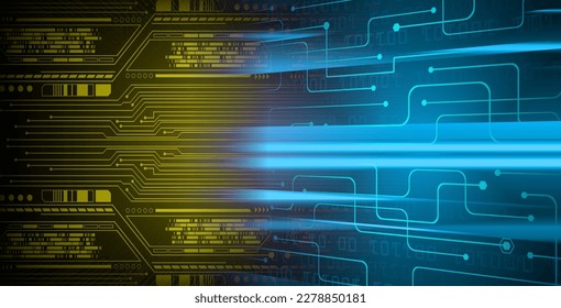 cyber circuit future technology concept background