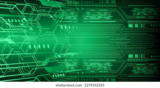 cyber circuit future technology concept background