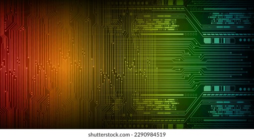 cyber circuit future technology concept background