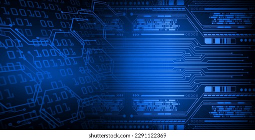 cyber circuit future technology concept background