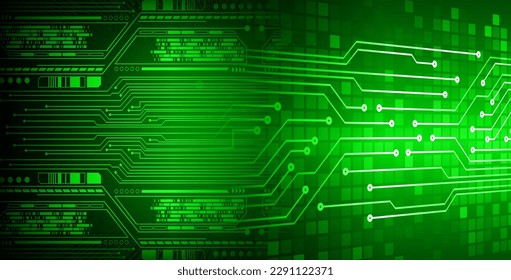 fondo de concepto de tecnología futura de circuito cibernético