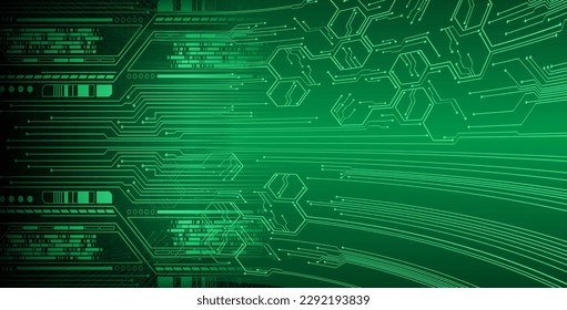 cyber circuit future technology concept background