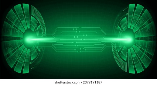 Cyberkreis-Technologie-Zukunftskonzept-Hintergrund