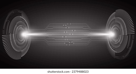 cyber circuit future technology concept background