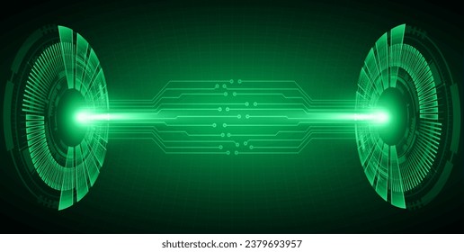 fondo de concepto de tecnología futura de circuito cibernético