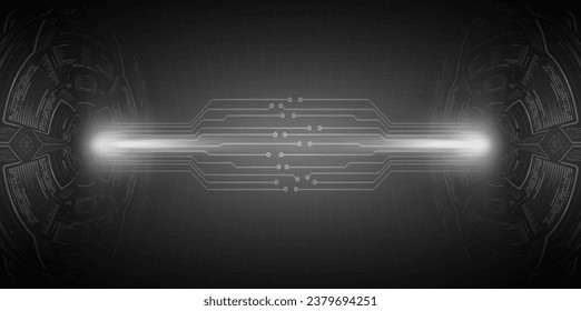 cyber circuit future technology concept background