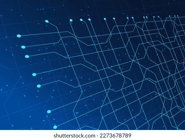 Cyber circuit technology background Wangqiang illustrates the complexity of the cyber world's data connection.