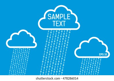 cyber cloud pouring rain Information