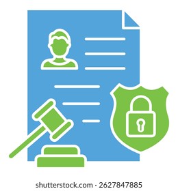 Ilustración vectorial De Cumplimiento Cibernético Que Representa La Gobernanza De TI Y Las Medidas De Seguridad Reglamentaria