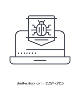 Cyber crime icon