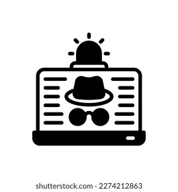 Cyber Crime icon in vector. Logotype
