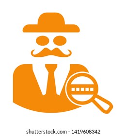 cyber crime icons, Hacker icons with bug virus crack worm spam isolated vector illustration - vector
