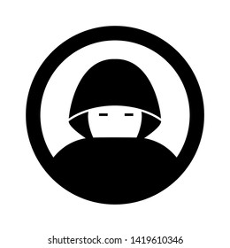 cyber crime icons, Hacker icons with bug virus crack worm spam isolated vector illustration - vector
