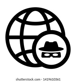 cyber crime icons, Hacker icons with bug virus crack worm spam isolated vector illustration - vector
