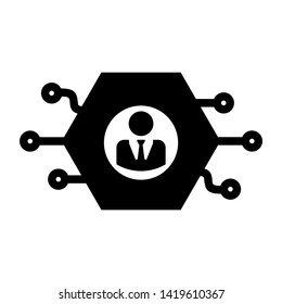 cyber crime icons, Hacker icons with bug virus crack worm spam isolated vector illustration - vector
