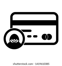 cyber crime icons, Hacker icons with bug virus crack worm spam isolated vector illustration - vector
