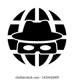 cyber crime icons, Hacker icons with bug virus crack worm spam isolated vector illustration - vector
