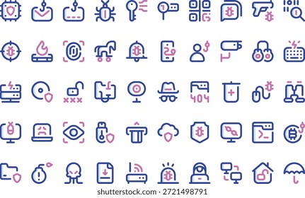 Cyber Crimes Icons Simple vector icon. Illustration symbol design template for web mobile UI element.