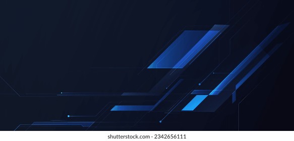 The cyber digital background and furturistic technology